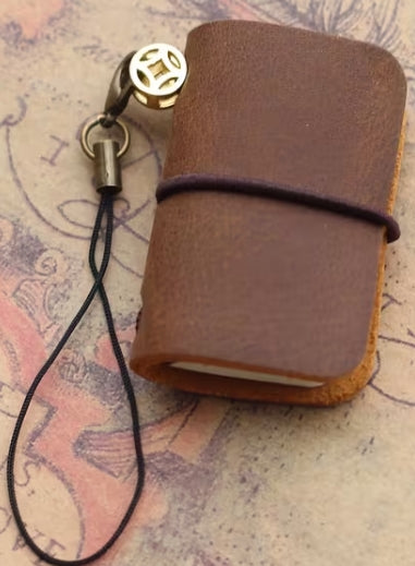Mini Cowhide LeatherNotebook