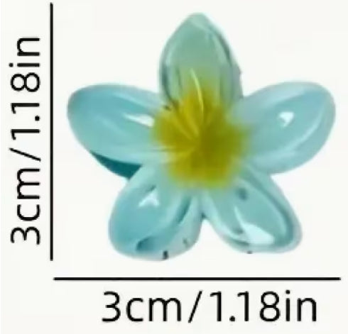 Mini Jelly Bohemian Flower Hair Clip