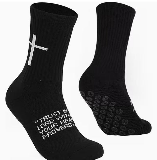 Premium Anit-Slip Cross Socks
