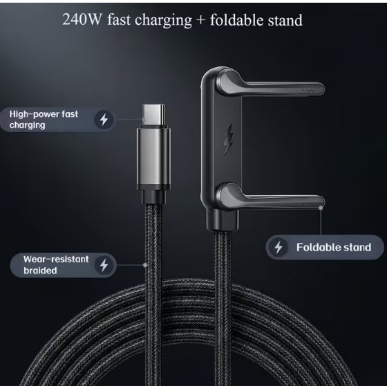Charge and Stand 2-in-1 Mobile Phone Charger