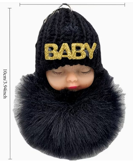 Sleeping Baby "BABY" Pom-Pom
