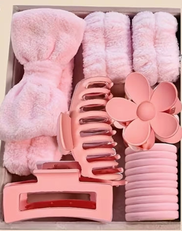 16pc Combination Hair Tie Accessory Kit