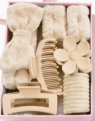 16pc Combination Hair Tie Accessory Kit