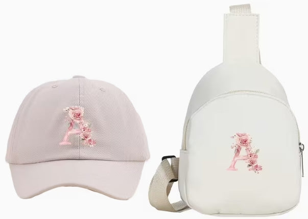 Kids Letter Hat and Cross Body 2pc