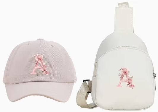 Kids Letter Hat and Cross Body 2pc