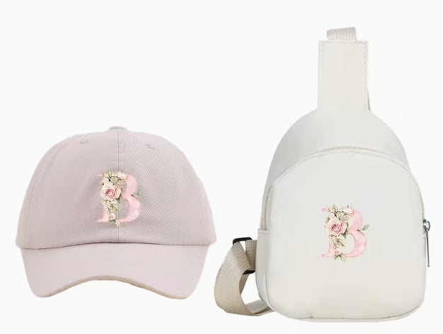 Kids Letter Hat and Cross Body 2pc