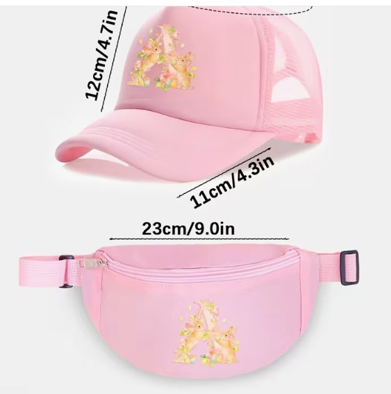 Kids Letter Hat and Cross Body 2pc