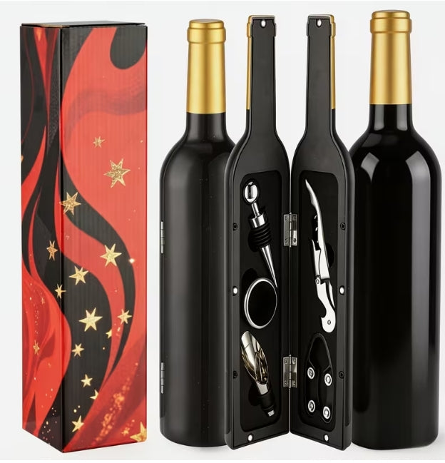 Wine Bottle Opener Set Wine Bottle Opener 5pcs Stainless Steel Wine box