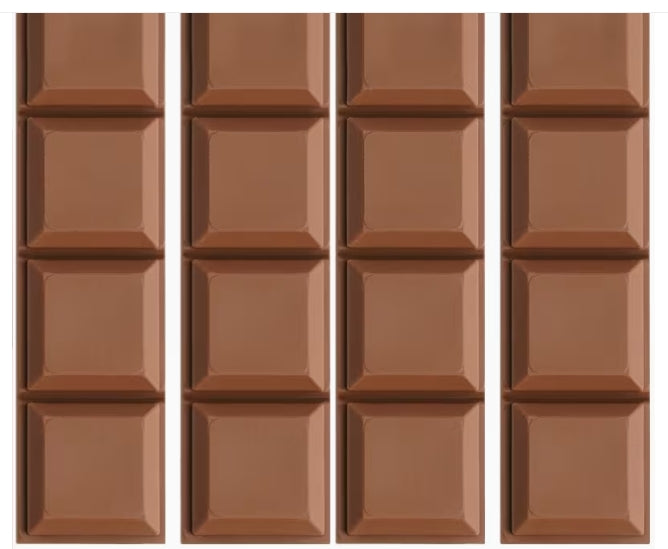 Chocolate 4 Block Eraser