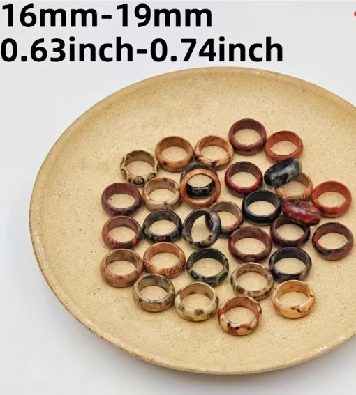 African Totem Ethnic Pattern Rings