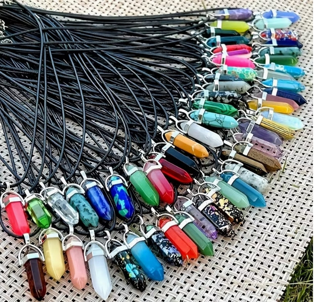 Chakra Stone Pendant Necklace