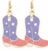Cowgirl Boots Earrings