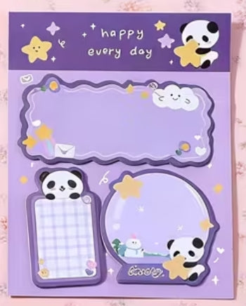 Cute Animal Sticky Notes 3 pk Set