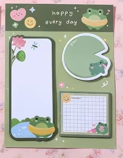 Cute Animal Sticky Notes 3 pk Set