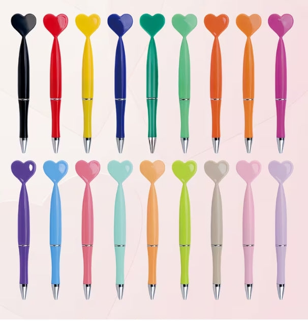 Heart-Shaped Ballpoint Twist Pen