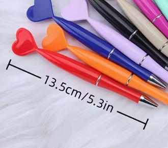 Heart Small Decor Twist Ball Point Pen
