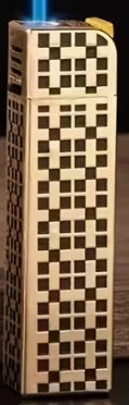 (No Butane) Windproof Lighter Creative Metal Disposable Lighter Retro Embossed Pattern