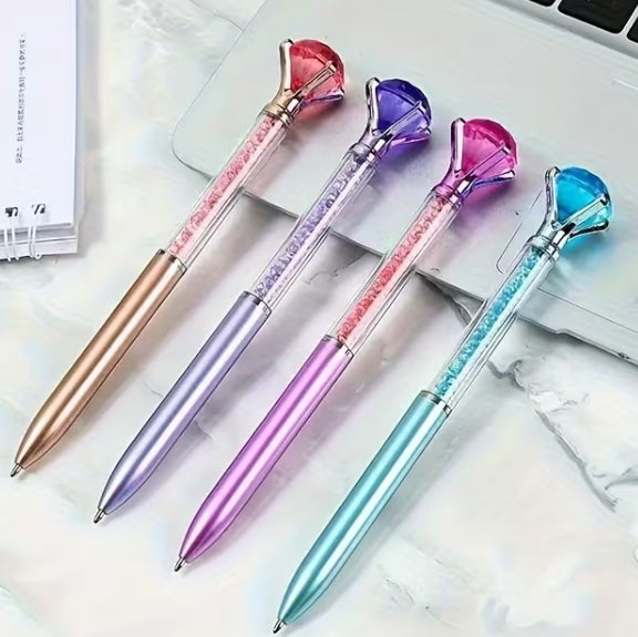 Crystal Glitter Top Pen