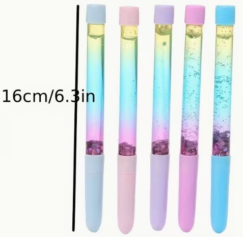 Magical Gel Pen with Glitter Globe Design