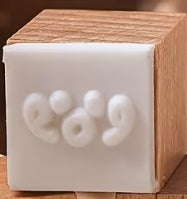 Mini wood weather seal stamp