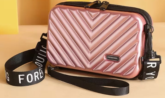 Hard Shell Zipper Crossbody