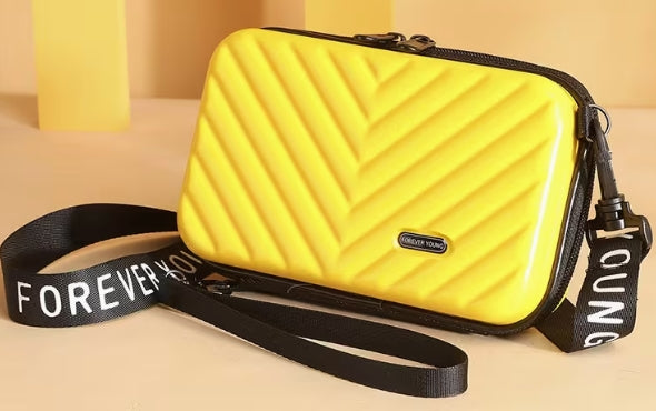 Hard Shell Zipper Crossbody