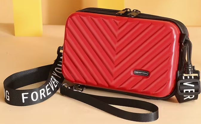 Hard Shell Zipper Crossbody