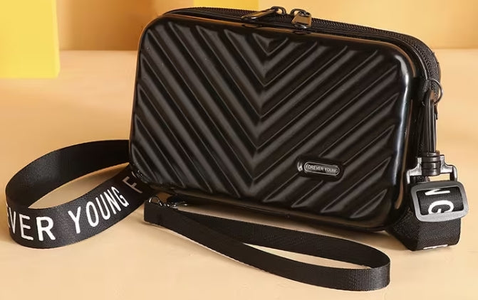 Hard Shell Zipper Crossbody