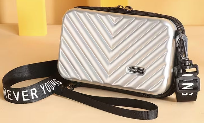 Hard Shell Zipper Crossbody