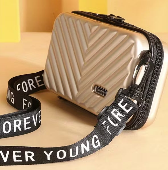 Hard Shell Zipper Crossbody