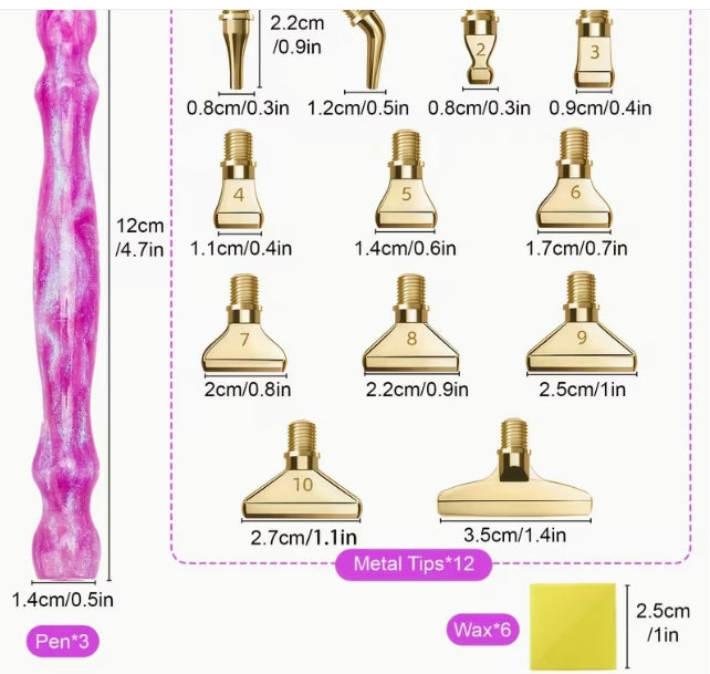21pcs Diamond Painting Pen Kit