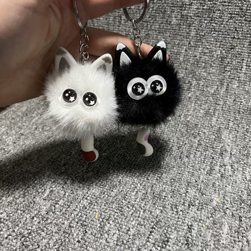 Big Eyed Cats Pom-Pom