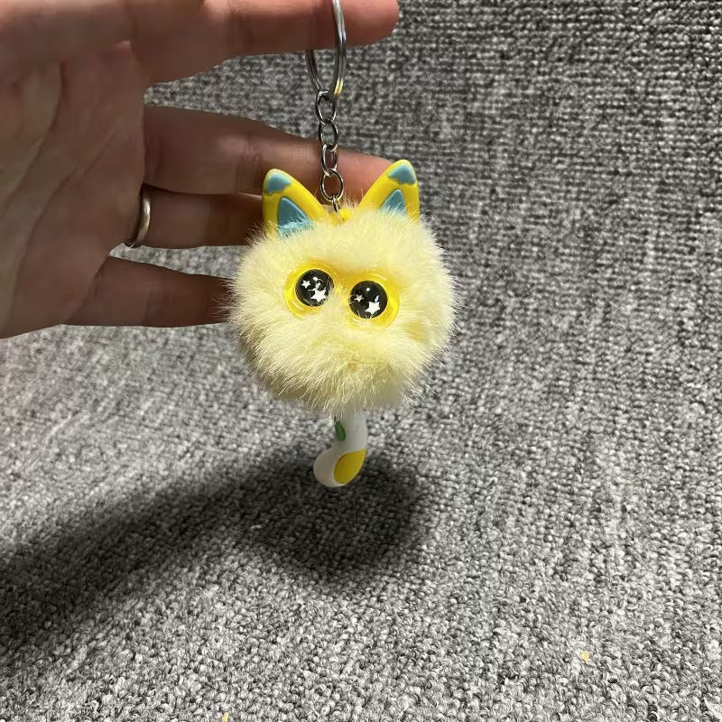 Big Eyed Cats Pom-Pom