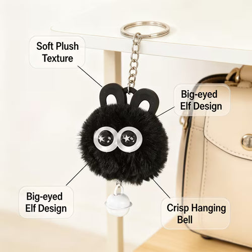 Big Eyed Rabbit Pom-Pom