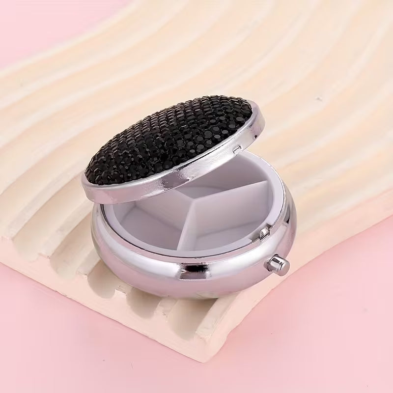 Compact Bling Pill Organizer