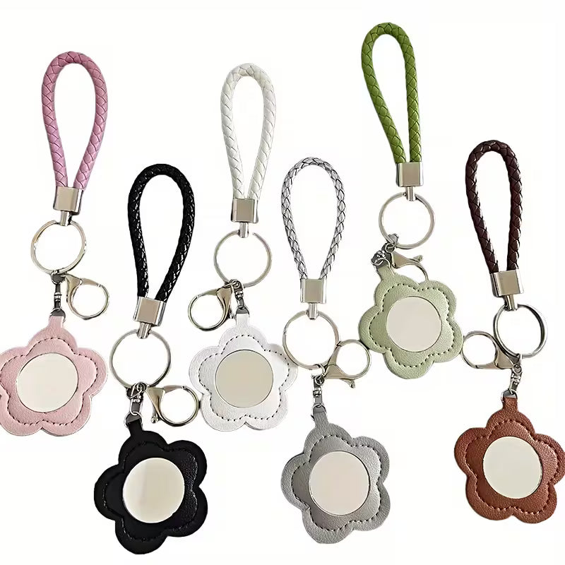 Flower Mirror Wristlet