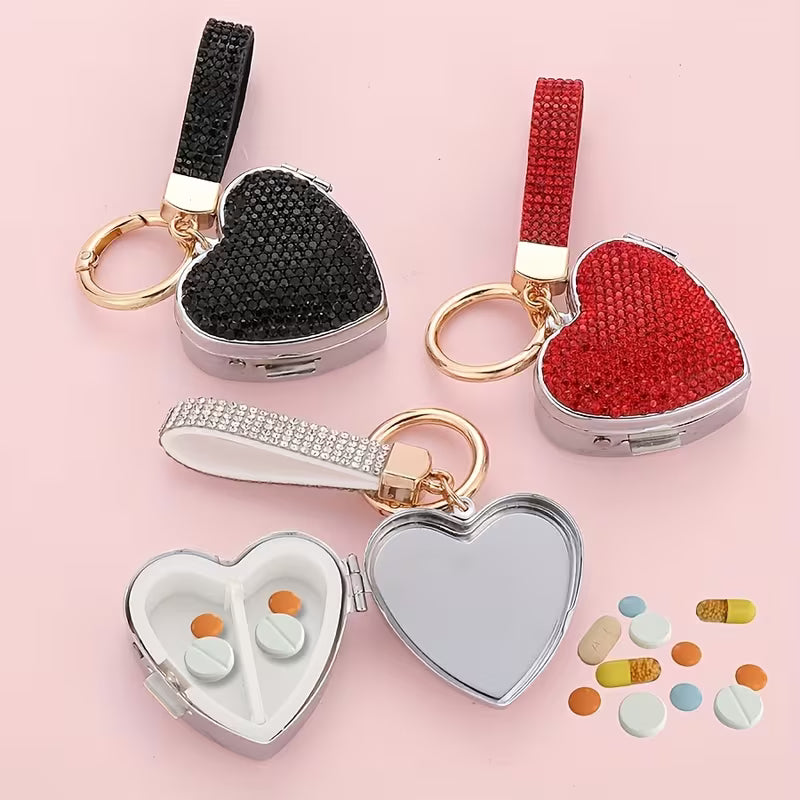 Compact Bling Pill Organizer
