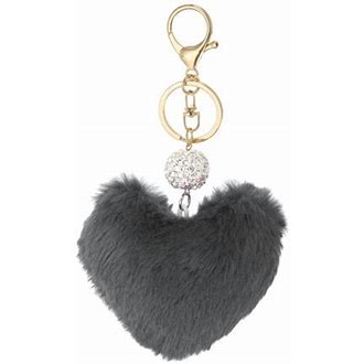Plush Heart Pom-Pom