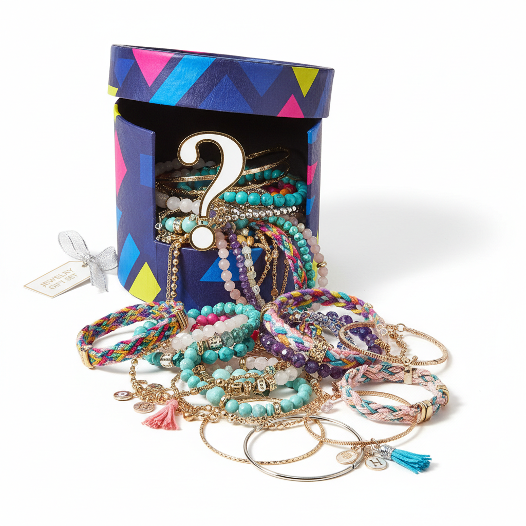 Mystery Bracelet Blind Bundle - surprise assorted bracelets in a gift box