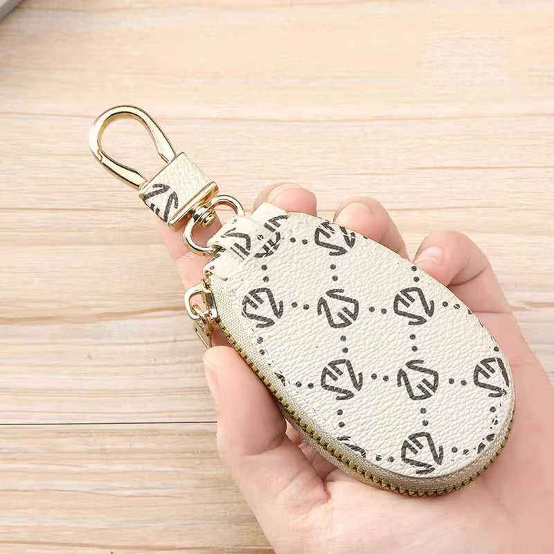 Leather Oval Anti Loss Organizer