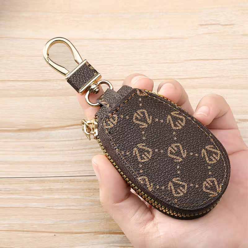 Leather Oval Anti Loss Organizer