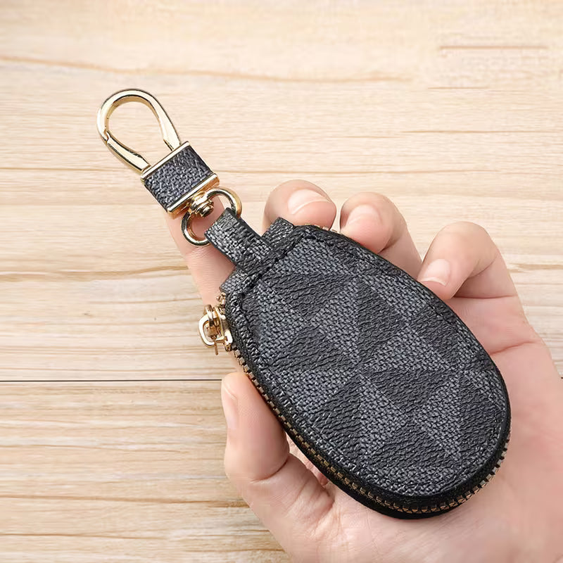 Leather Oval Anti Loss Organizer