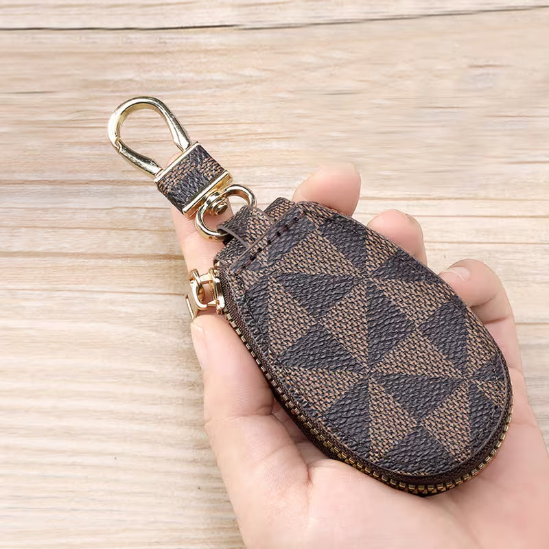 Leather Oval Anti Loss Organizer