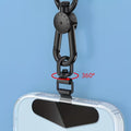 360 Degree stainless steel lanyard holder