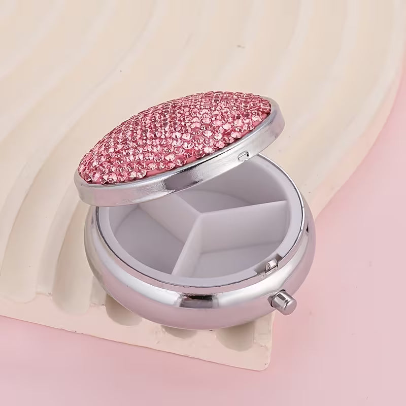 Compact Bling Pill Organizer