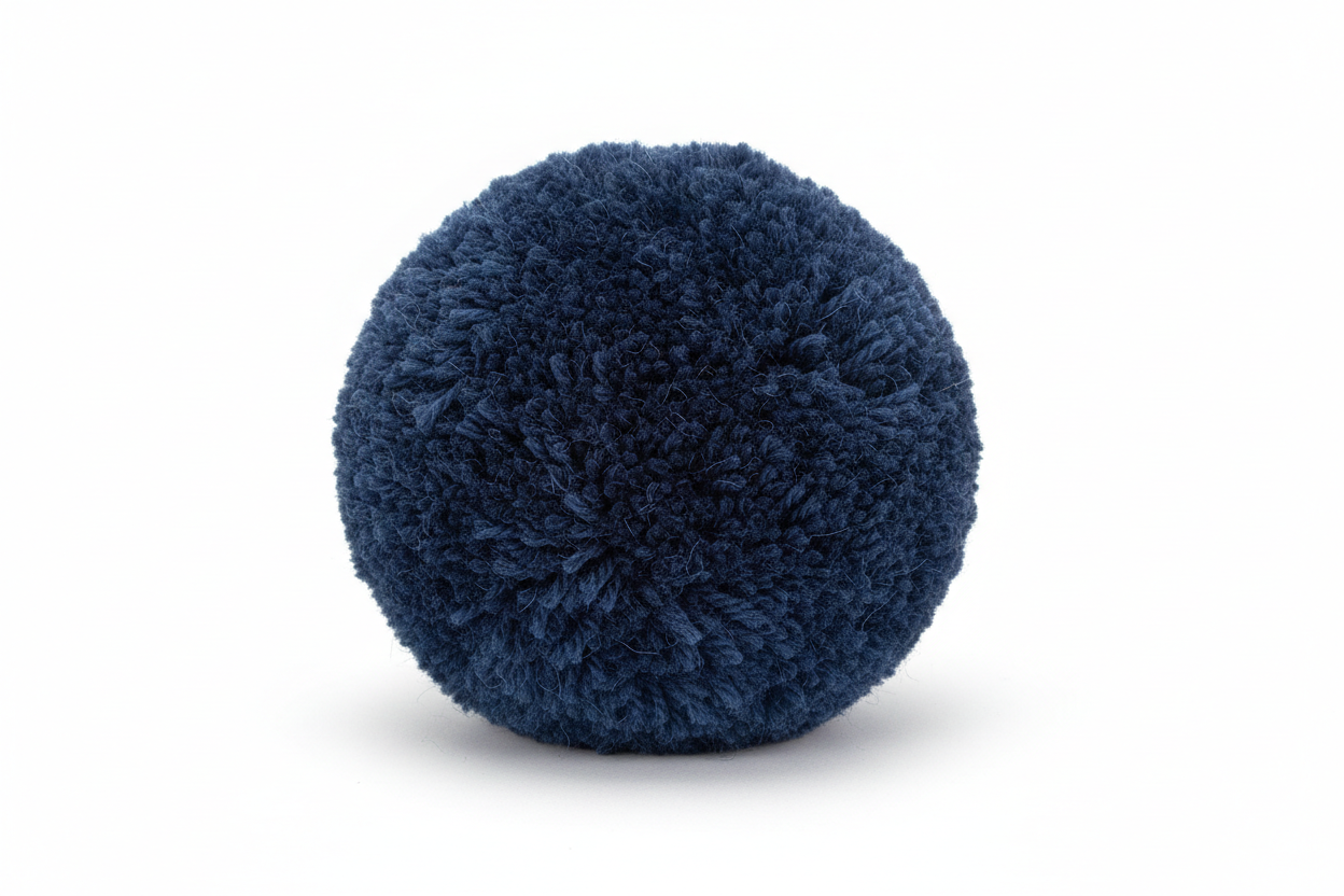 Jumbo Plush Faux Rabbit Pom-Pom