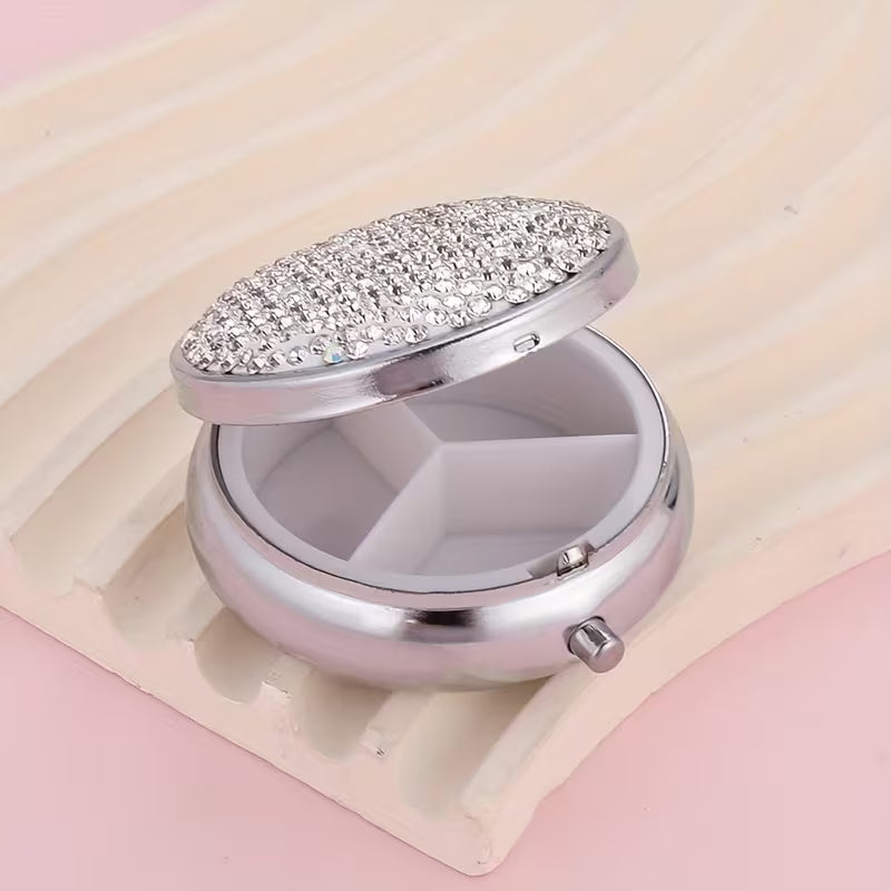Compact Bling Pill Organizer