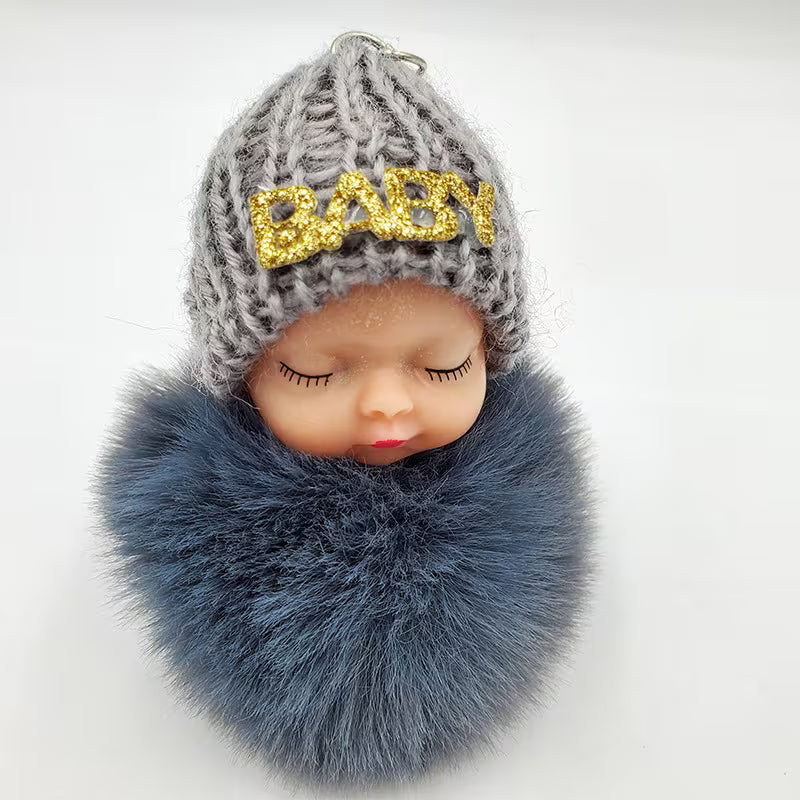Sleeping Baby "BABY" Pom-Pom