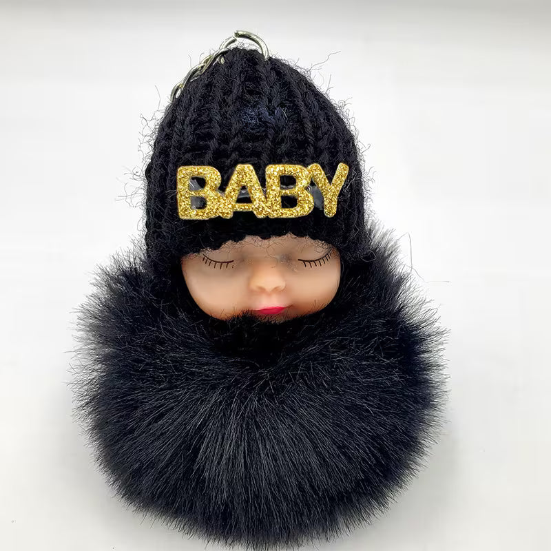 Sleeping Baby "BABY" Pom-Pom