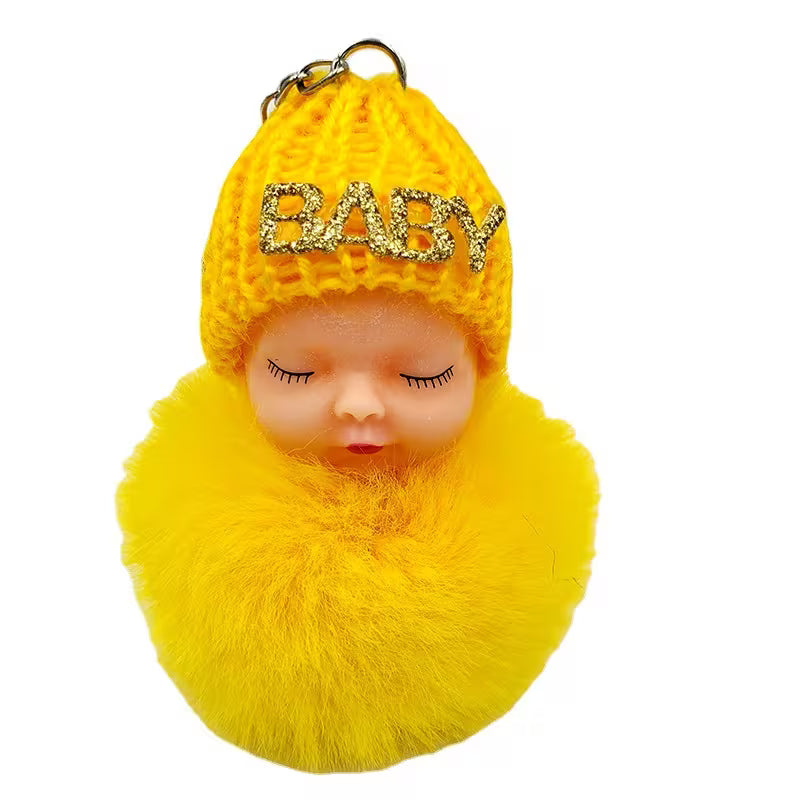 Sleeping Baby "BABY" Pom-Pom